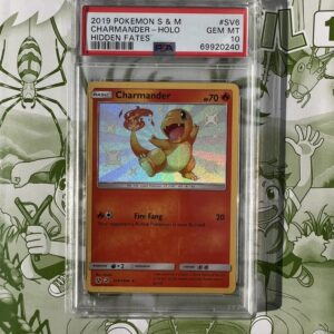 Charmander SV6/SV94 Hidden Fates: Shiny Vault Holo PSA 10